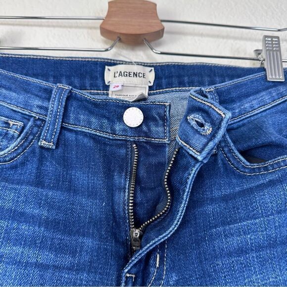 L’AGENCE El Matador French Slim Crop Jeans Size 26 - Picture 7 of 10